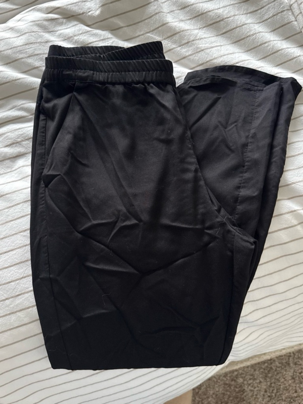 Marine Layer Black Jogger Pants with Elastic Waist